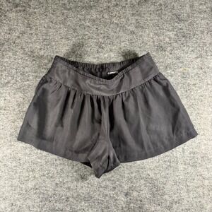 Share Express Grey Flowy Ruffle Shorts Bloomer Style Size 8 Coquette
